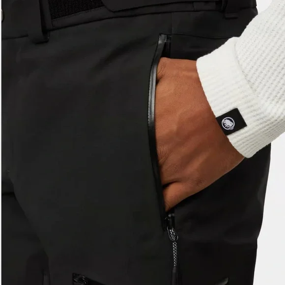Mammut Mtn. Pro 2.0 3L GORE-TEX Pro HS Pants - Men’s Black - Picture 4 of 9